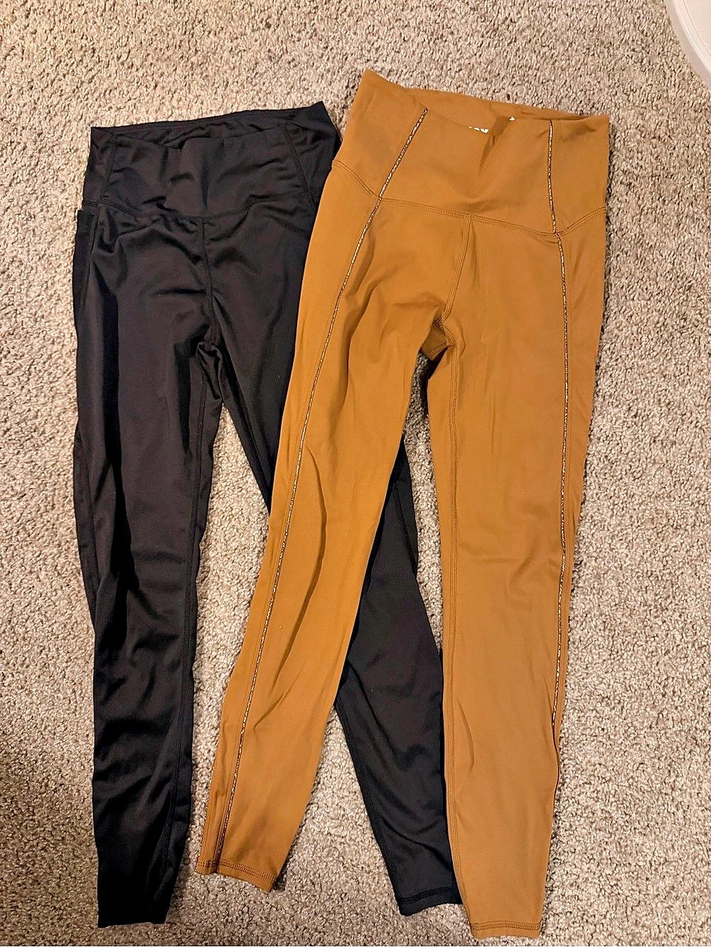 Leggings 2-Pair Set in Brown & Black Like New